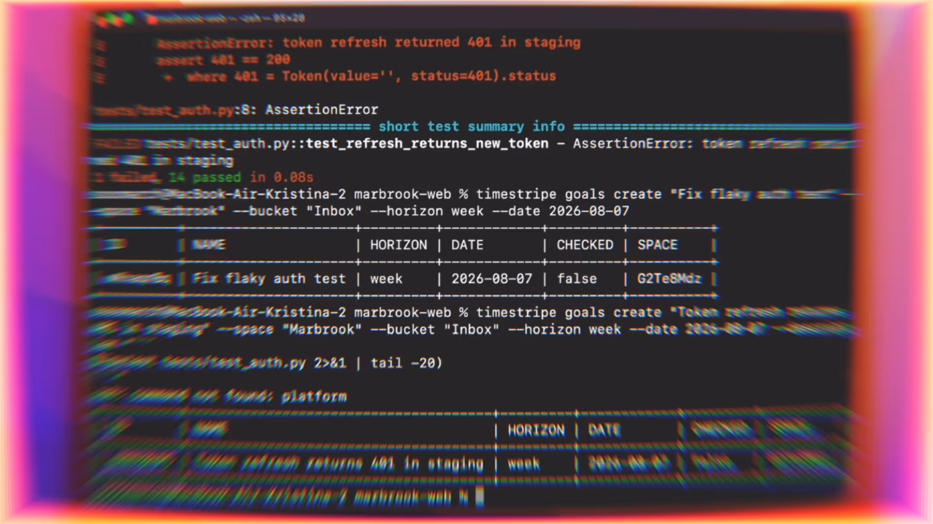 Create tasks from the terminal without switching context