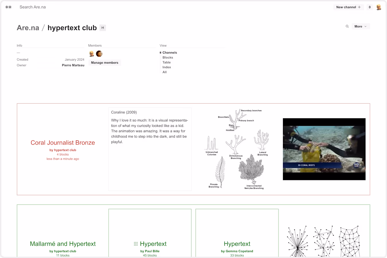 How to use Timestripe with Are.na