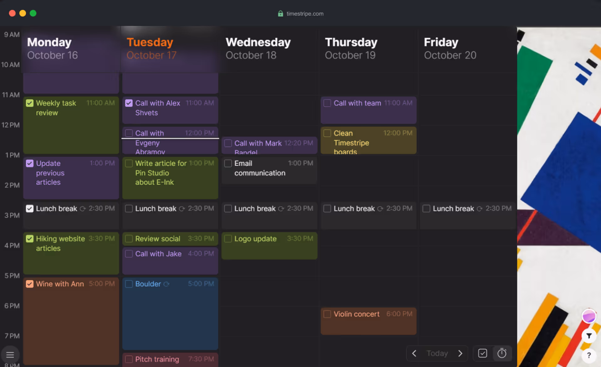 How Different Professionals Use Timestripe