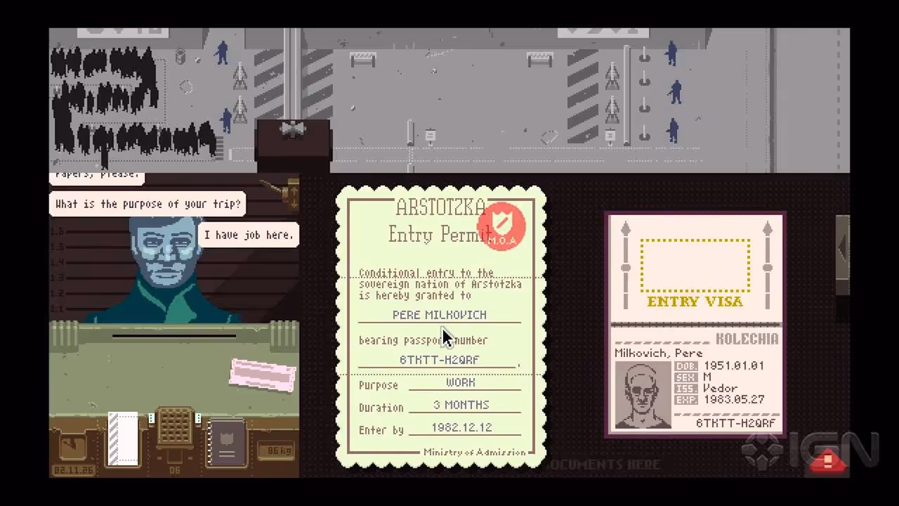 Papers, Please Game| Timestripe