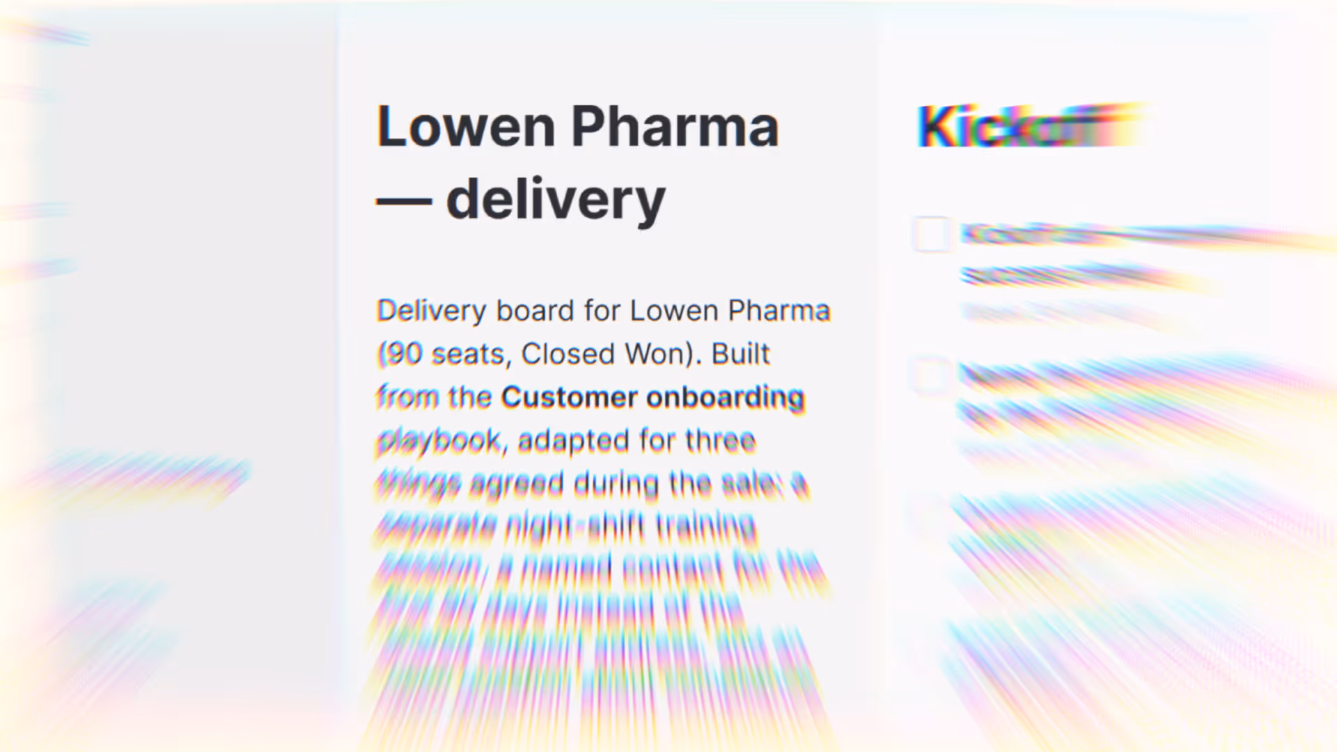 Start delivery as soon as a deal closes