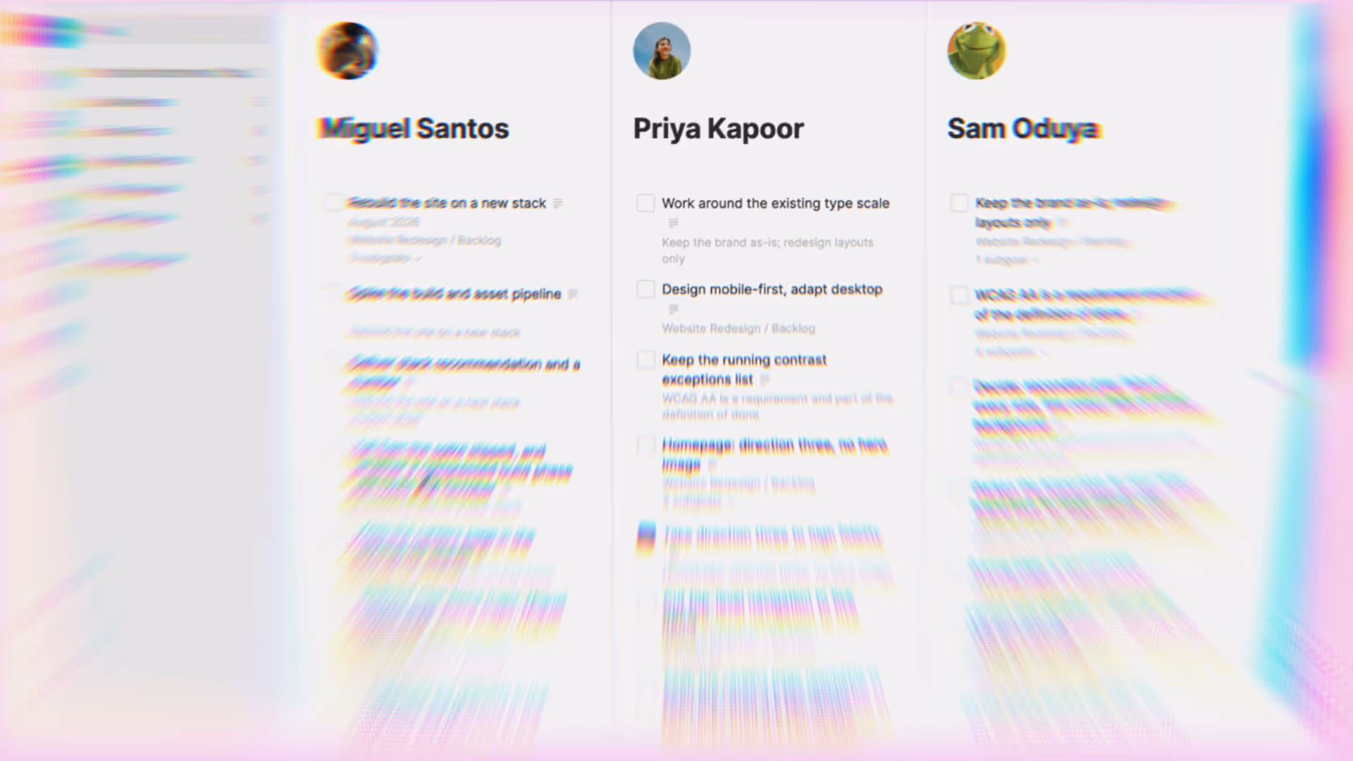 Turn scattered inputs into structured project work