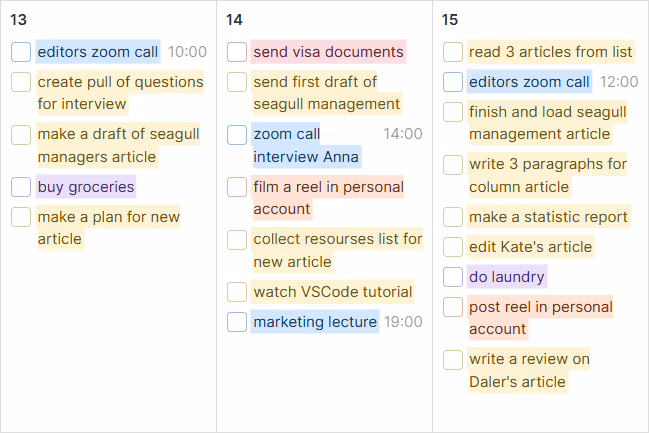 Timestripe calendar how to use | Timestripe
